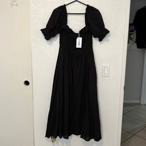 Black copycat free people dress